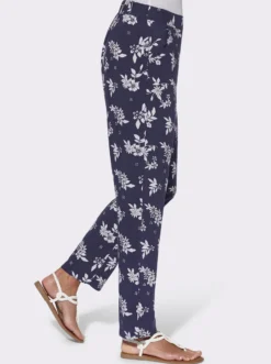 Hose floral bedruckt