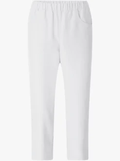 3/4-Hose in Microfaser-Qualität, bestickt