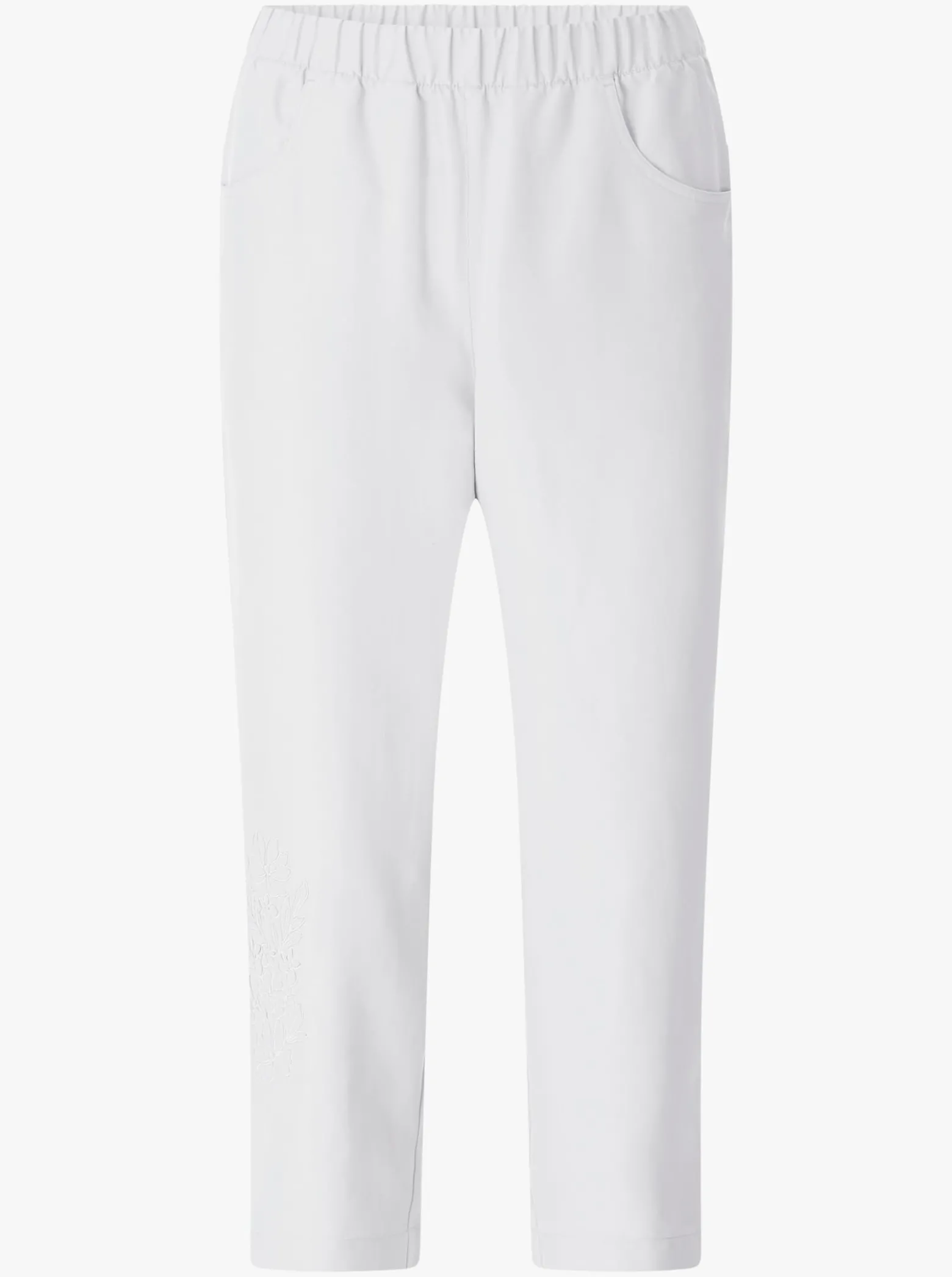 3/4-Hose in Microfaser-Qualität, bestickt