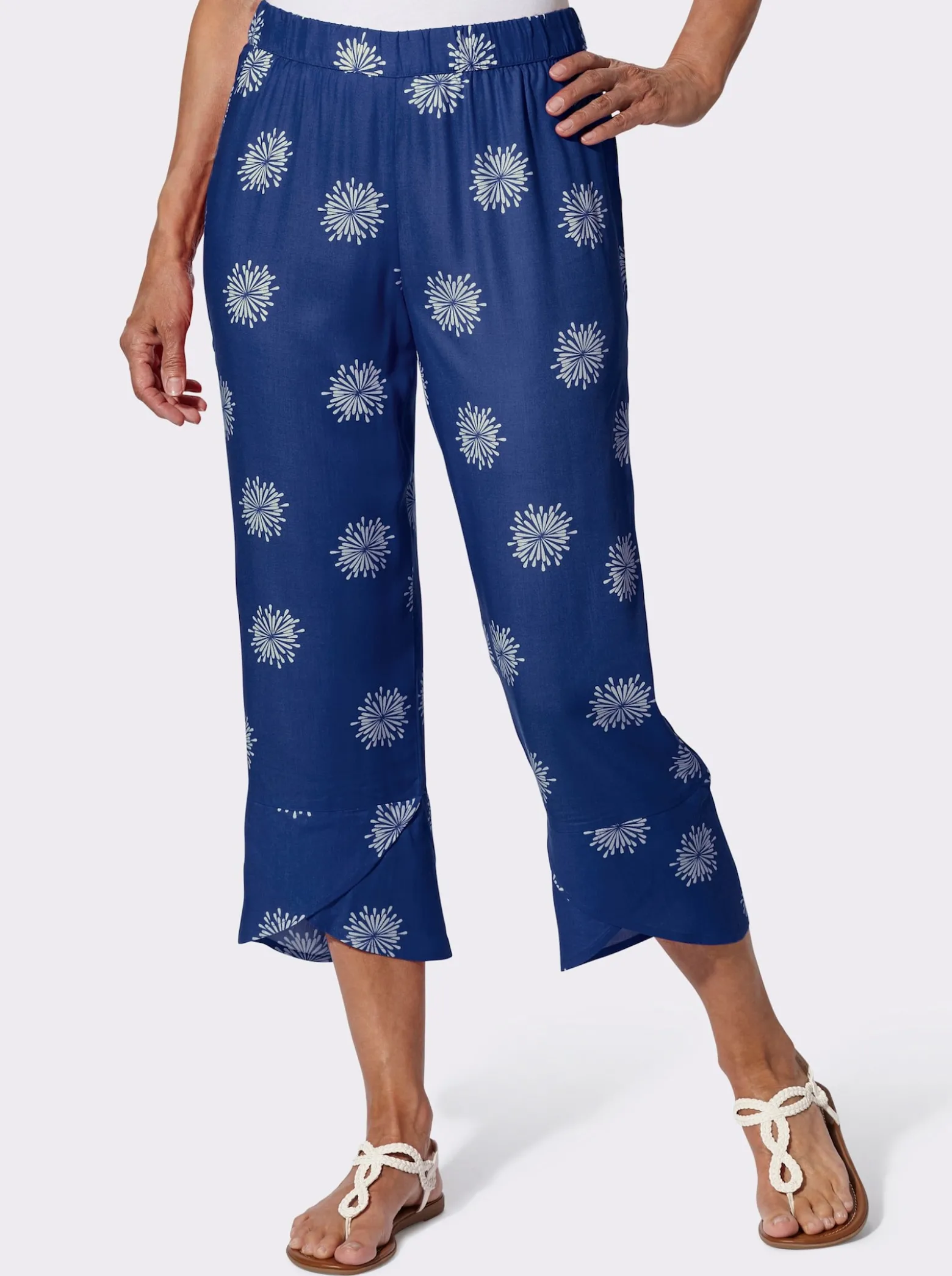 7/8-Hose mit überlappendem Saum