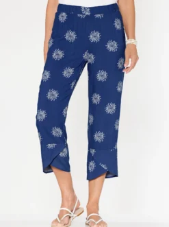 7/8-Hose mit überlappendem Saum
