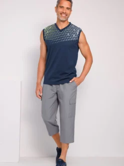 7/8-Hose mit Pattentaschen