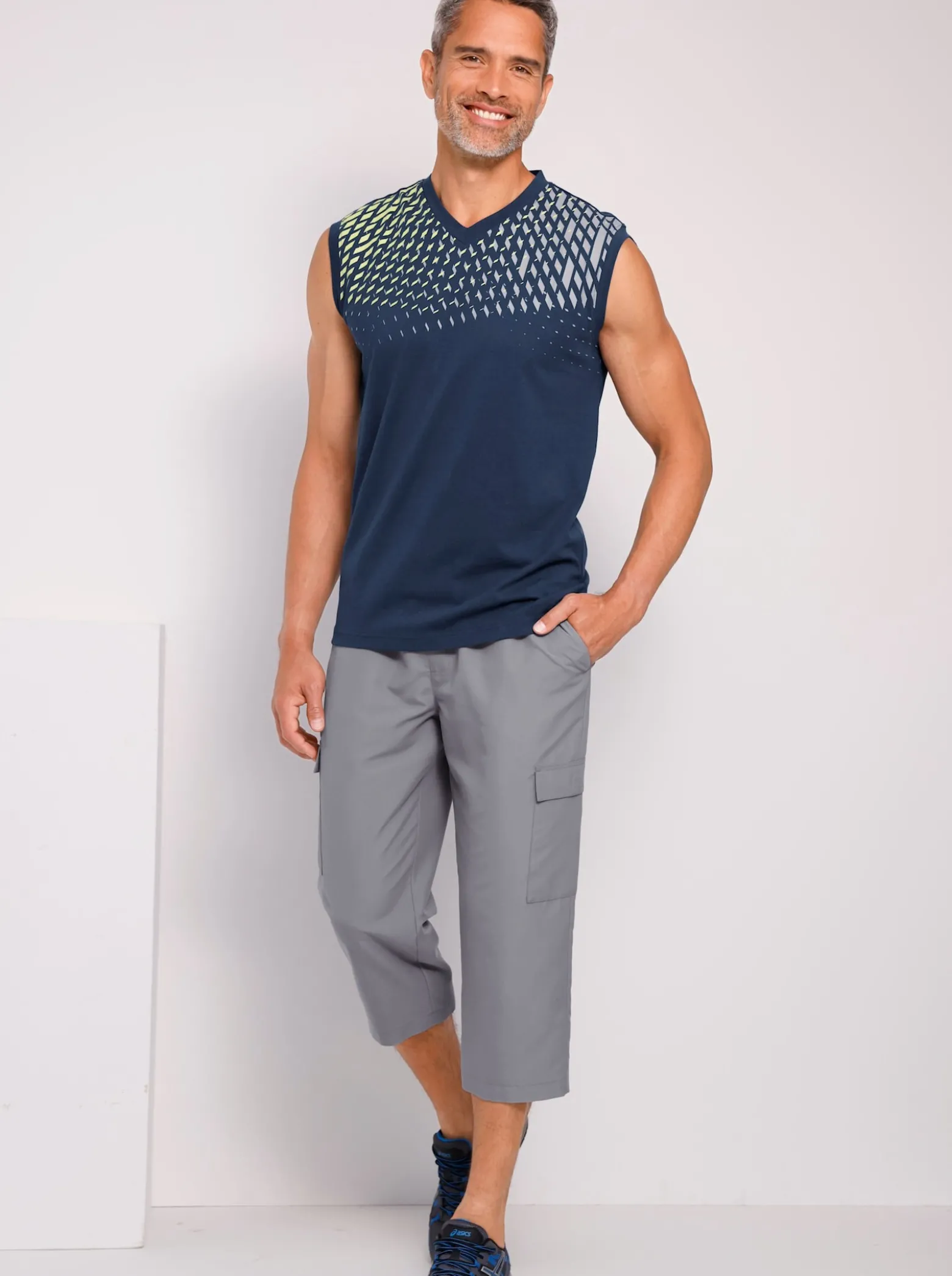 7/8-Hose mit Pattentaschen