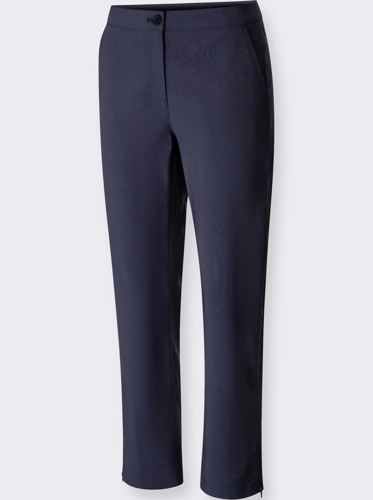 7/8-Hose mit Reißverschlüssen am Saum