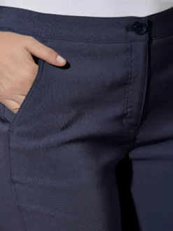 7/8-Hose mit Reißverschlüssen am Saum
