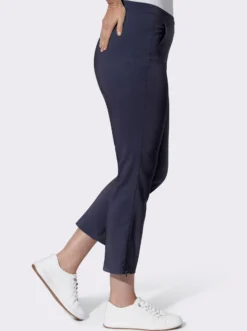 7/8-Hose mit Reißverschlüssen am Saum