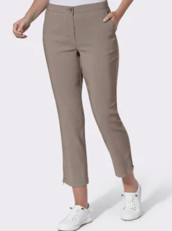 7/8-Hose mit Reißverschlüssen am Saum