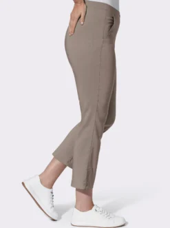 7/8-Hose mit Reißverschlüssen am Saum