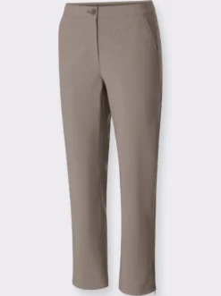 7/8-Hose mit Reißverschlüssen am Saum