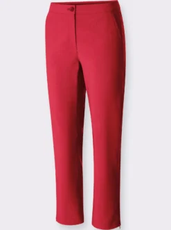 7/8-Hose mit Reißverschlüssen am Saum
