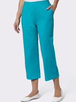 7/8-Hose mit weit geschnittenen Beinen