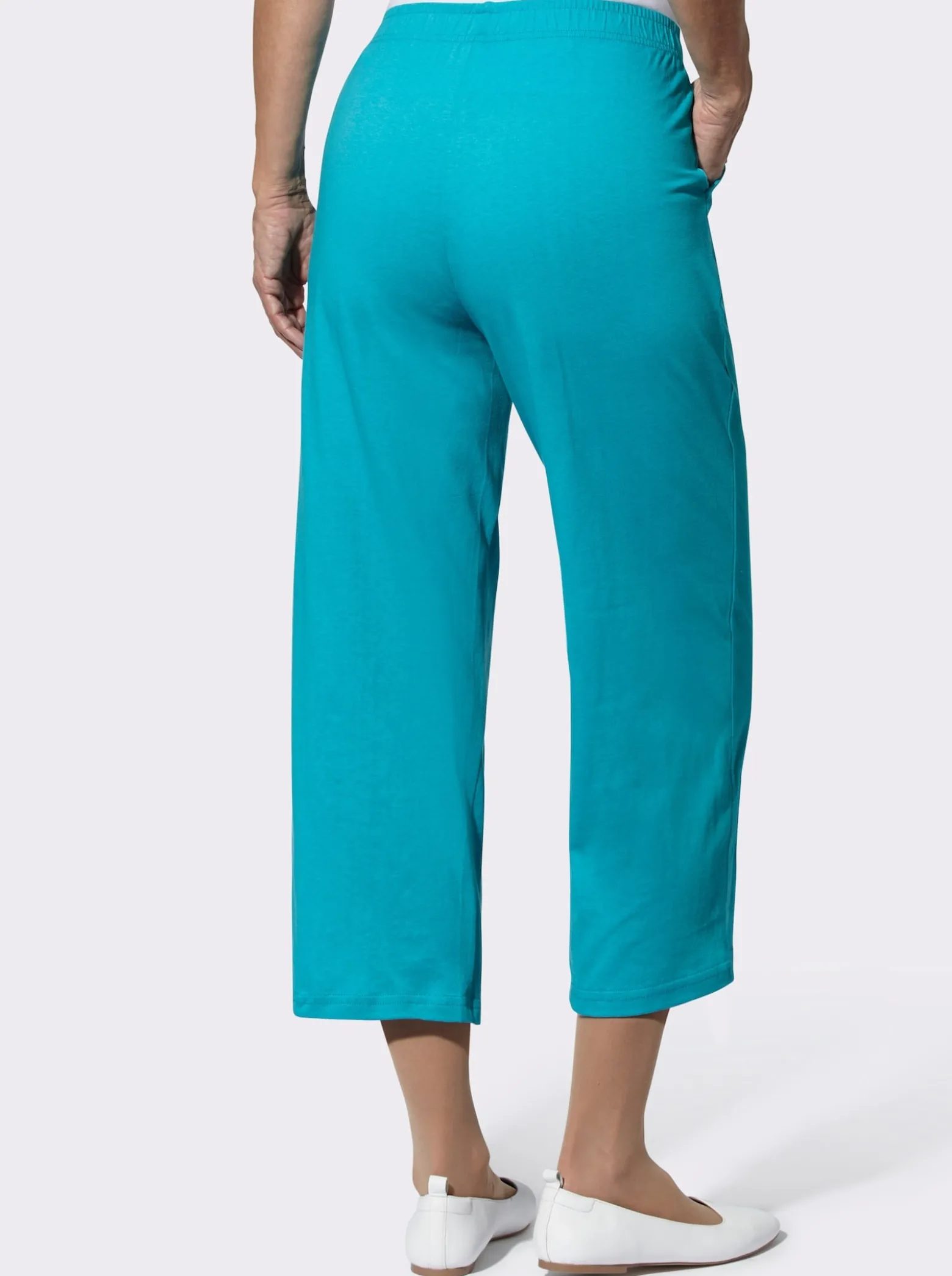 7/8-Hose mit weit geschnittenen Beinen