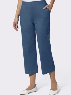 7/8-Hose mit weit geschnittenen Beinen