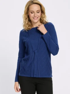 2-in-1-Pullover mit Bindeband