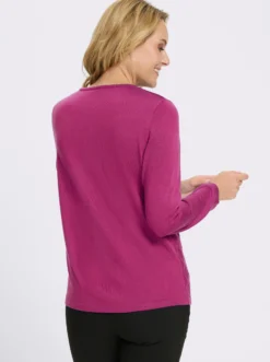2-in-1-Pullover mit Bindeband