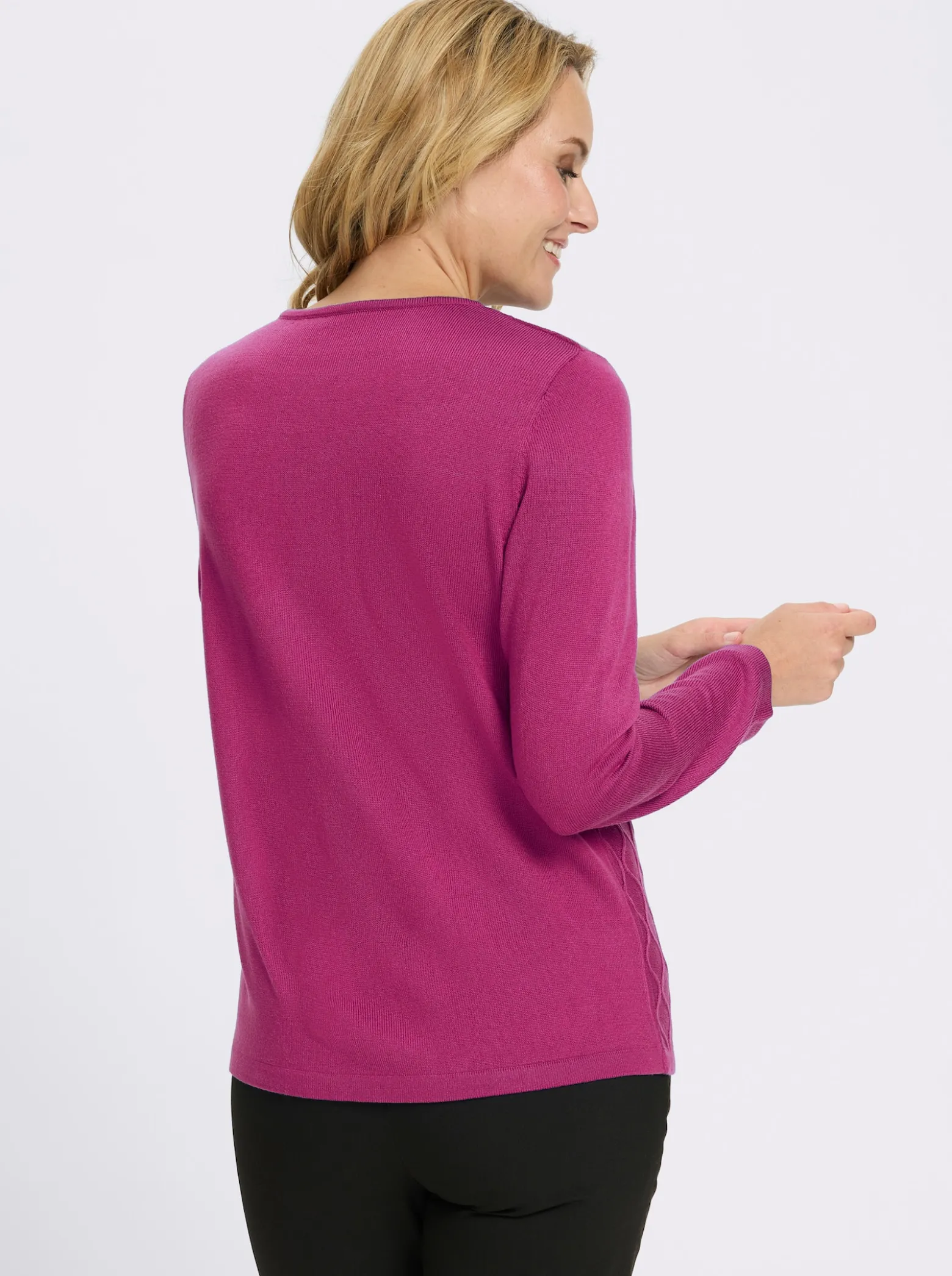 2-in-1-Pullover mit Bindeband