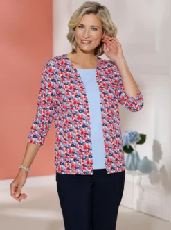 2-in-1-Shirt aus reiner Baumwolle