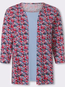 2-in-1-Shirt aus reiner Baumwolle