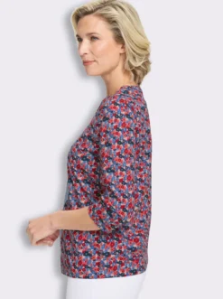 2-in-1-Shirt aus reiner Baumwolle