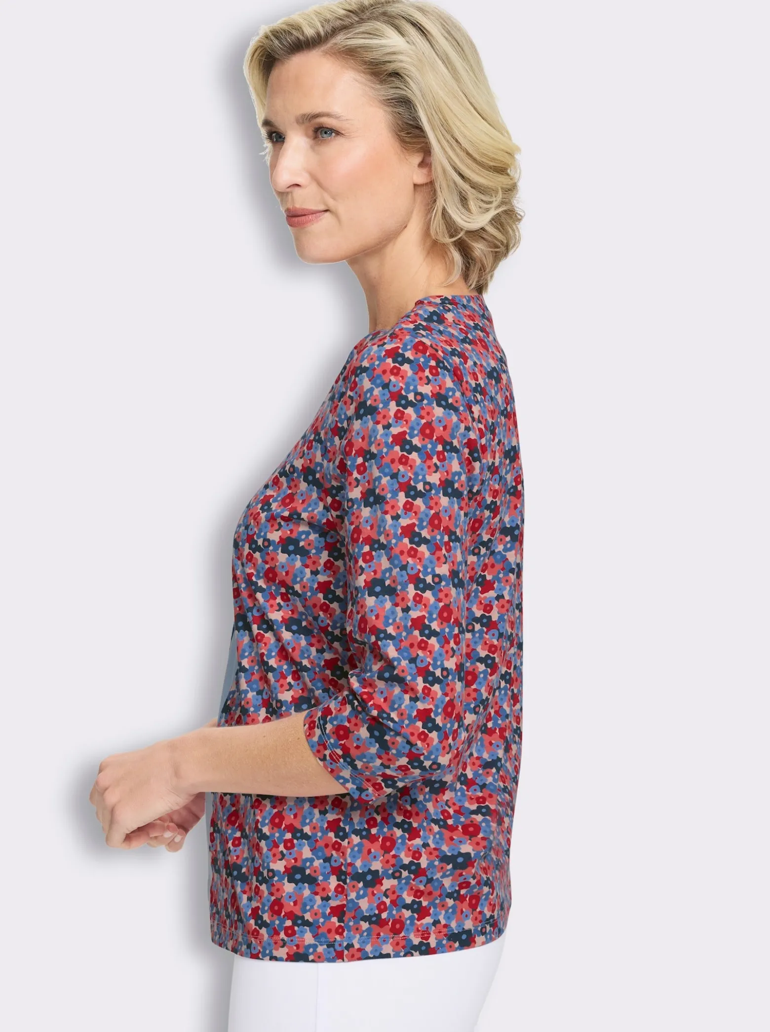 2-in-1-Shirt aus reiner Baumwolle