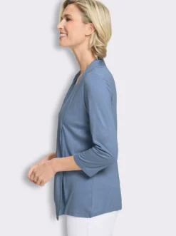 2-in-1-Shirt aus reiner Viskose