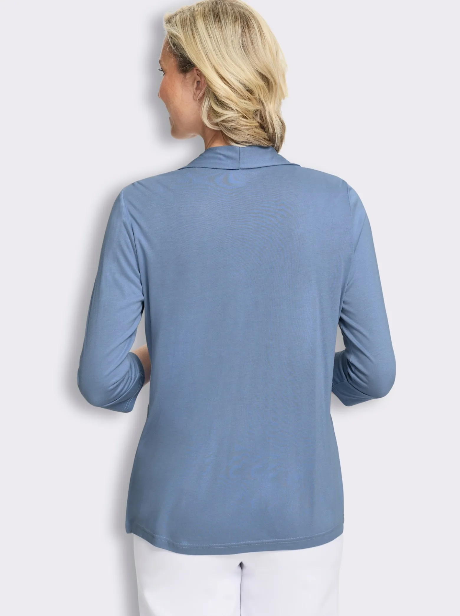 2-in-1-Shirt aus reiner Viskose