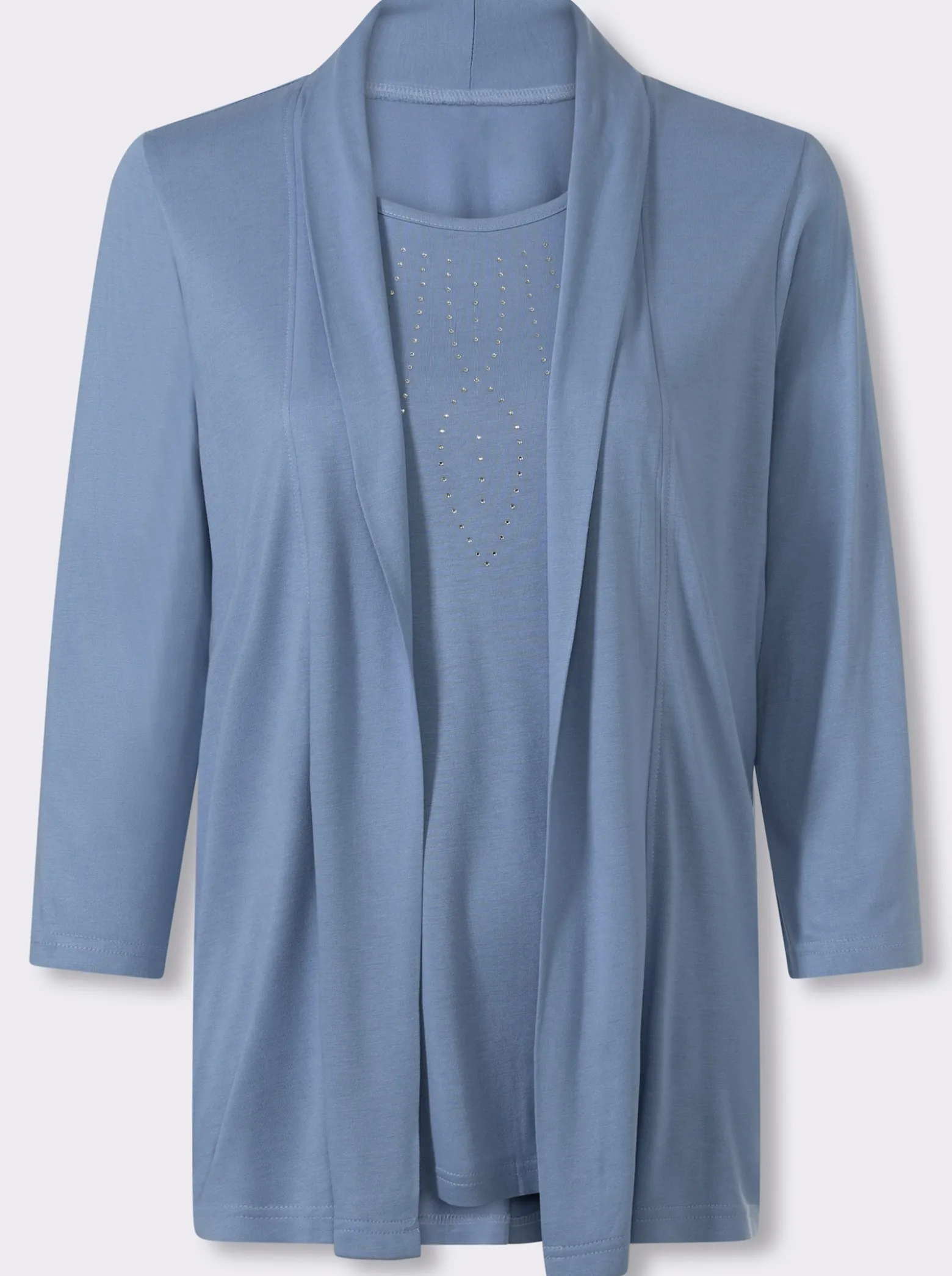 2-in-1-Shirt aus reiner Viskose