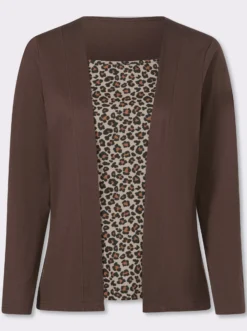 2-in-1-Shirt mit Animal-Print
