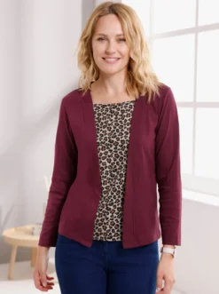 2-in-1-Shirt mit Animal-Print