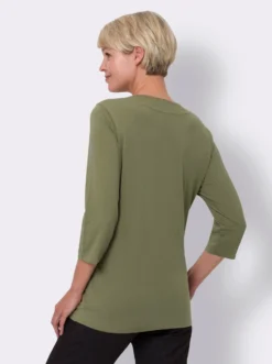 2-in-1-Shirt mit bedrucktem Einsatz