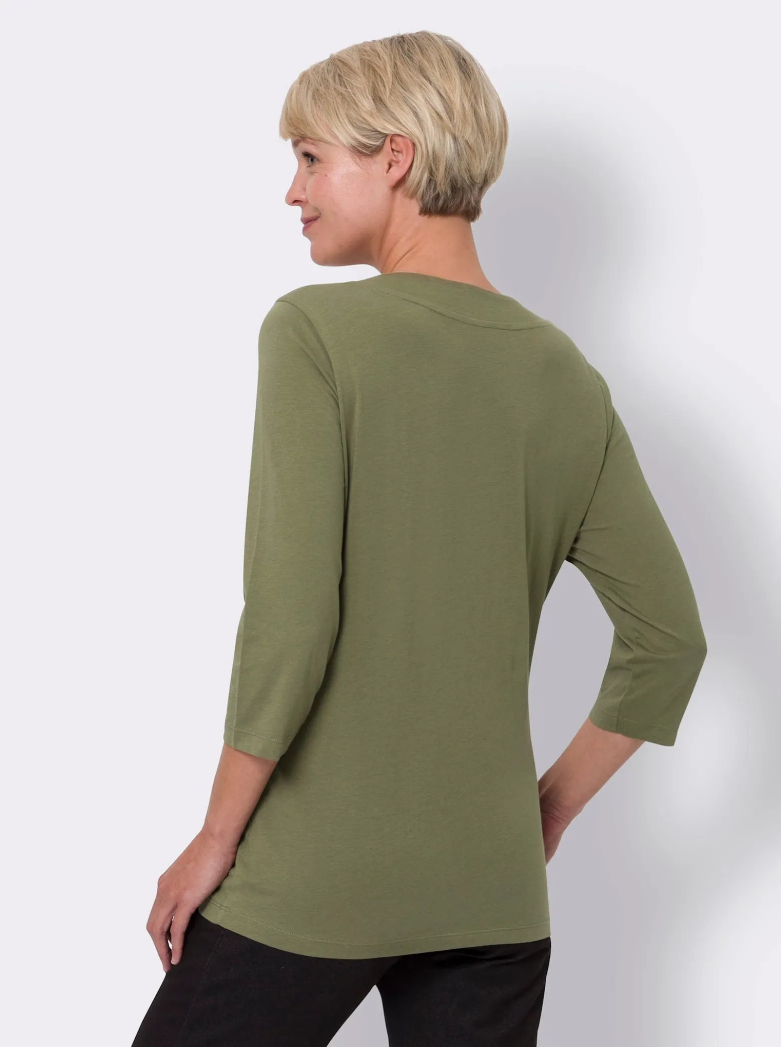 2-in-1-Shirt mit bedrucktem Einsatz