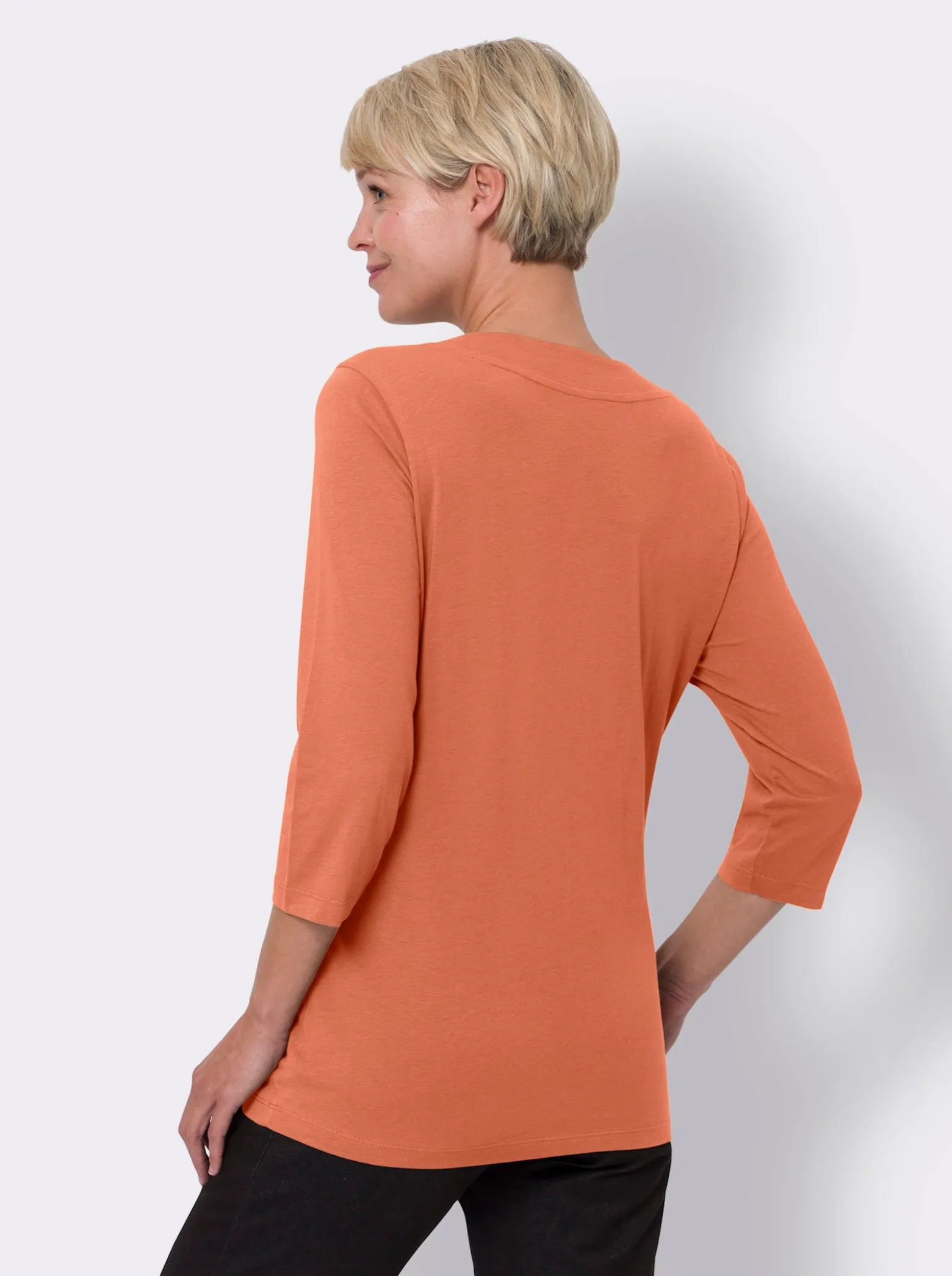 2-in-1-Shirt mit bedrucktem Einsatz