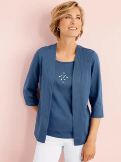 2-in-1-Shirt mit Einsatz vorne
