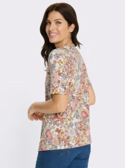 2-in-1-Shirt mit floralem Muster