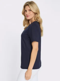 2-in-1-Shirt mit Glitzerdruck