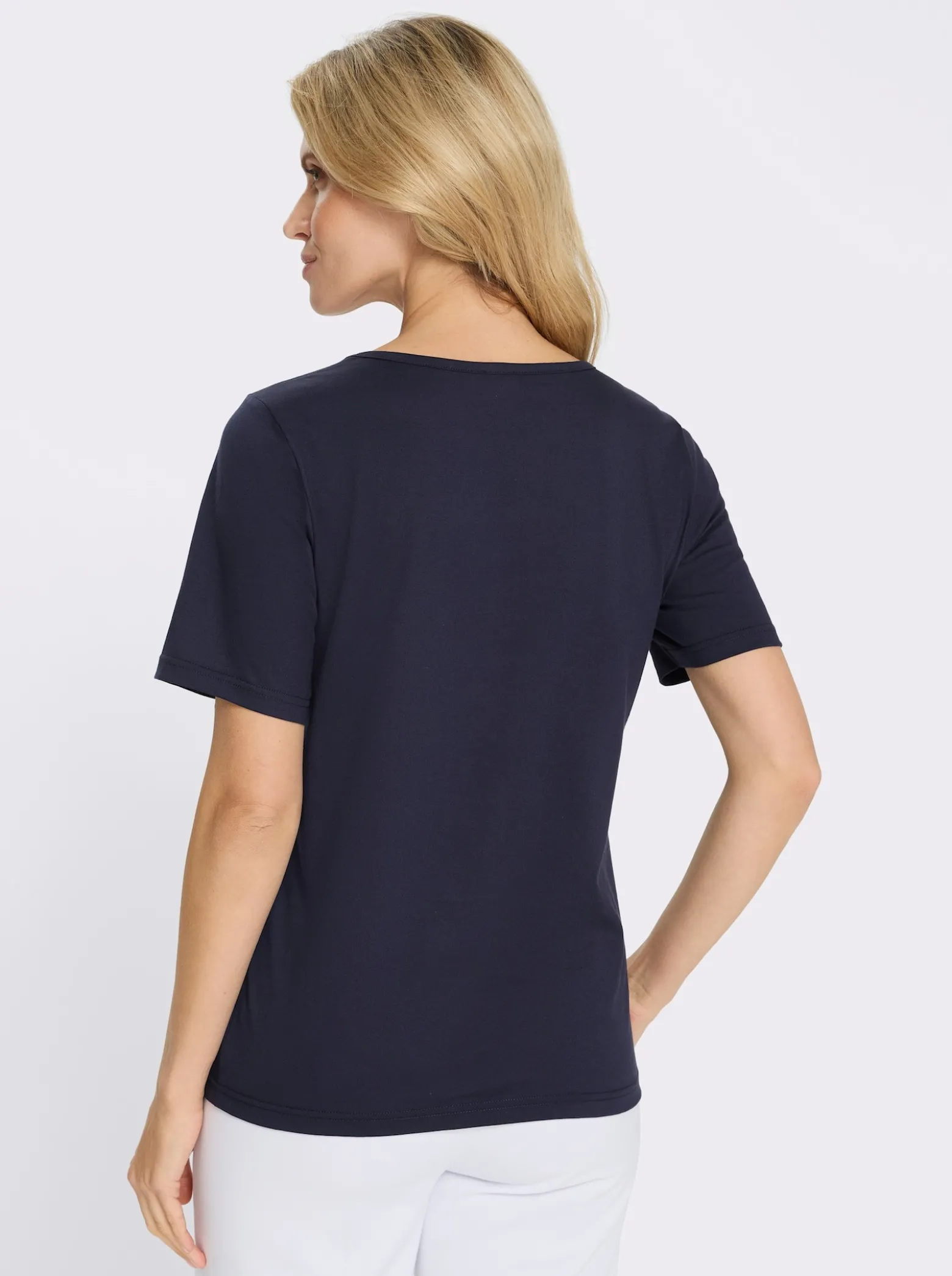 2-in-1-Shirt mit Glitzerdruck