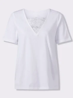 2-in-1-Shirt mit Glitzerdruck
