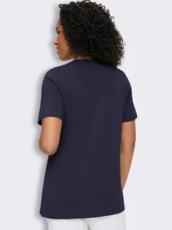 2-in-1-Shirt mit platziertem Ketten-Druck