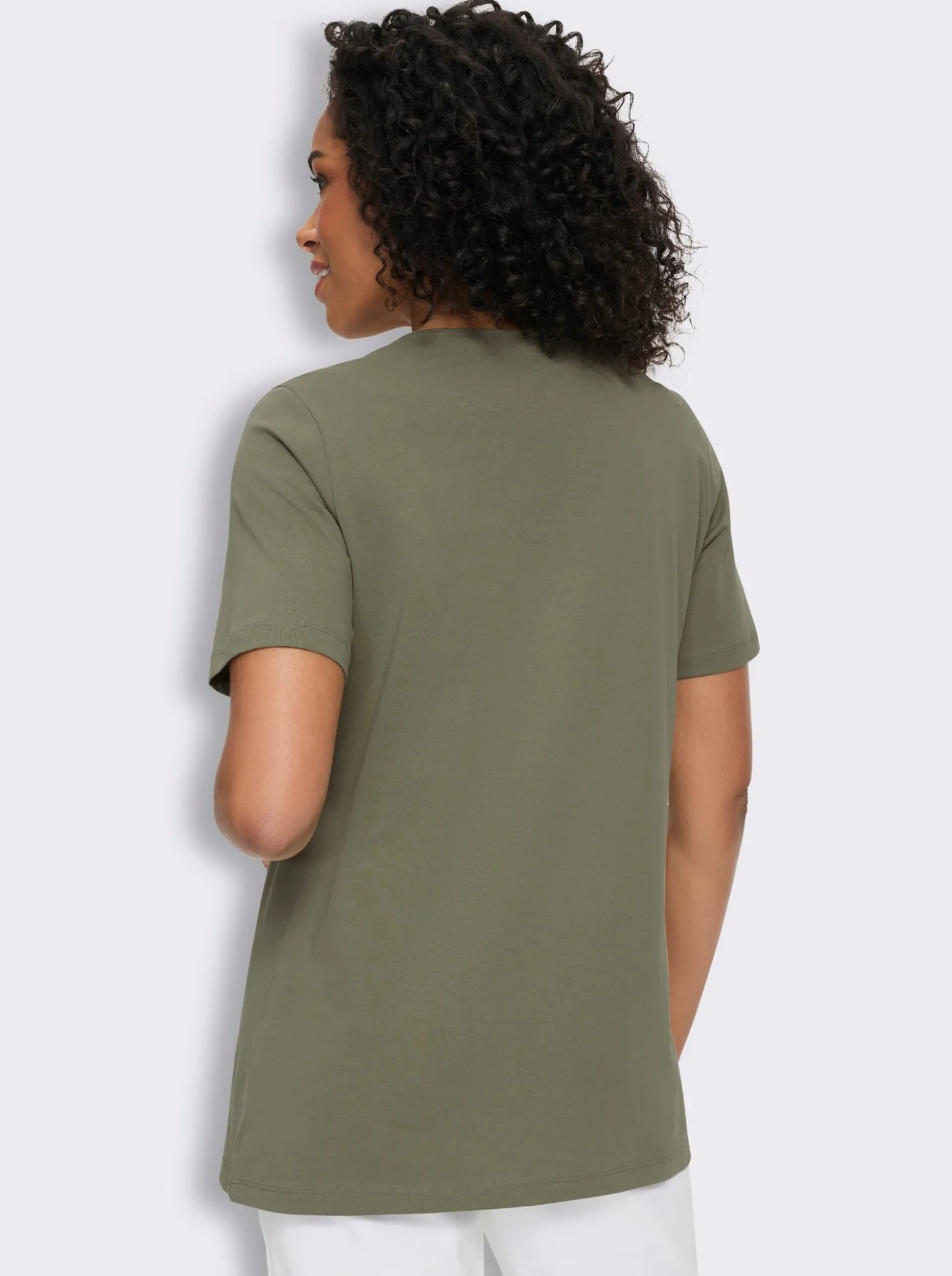 2-in-1-Shirt mit platziertem Ketten-Druck