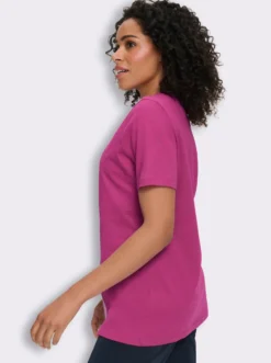 2-in-1-Shirt mit platziertem Ketten-Druck