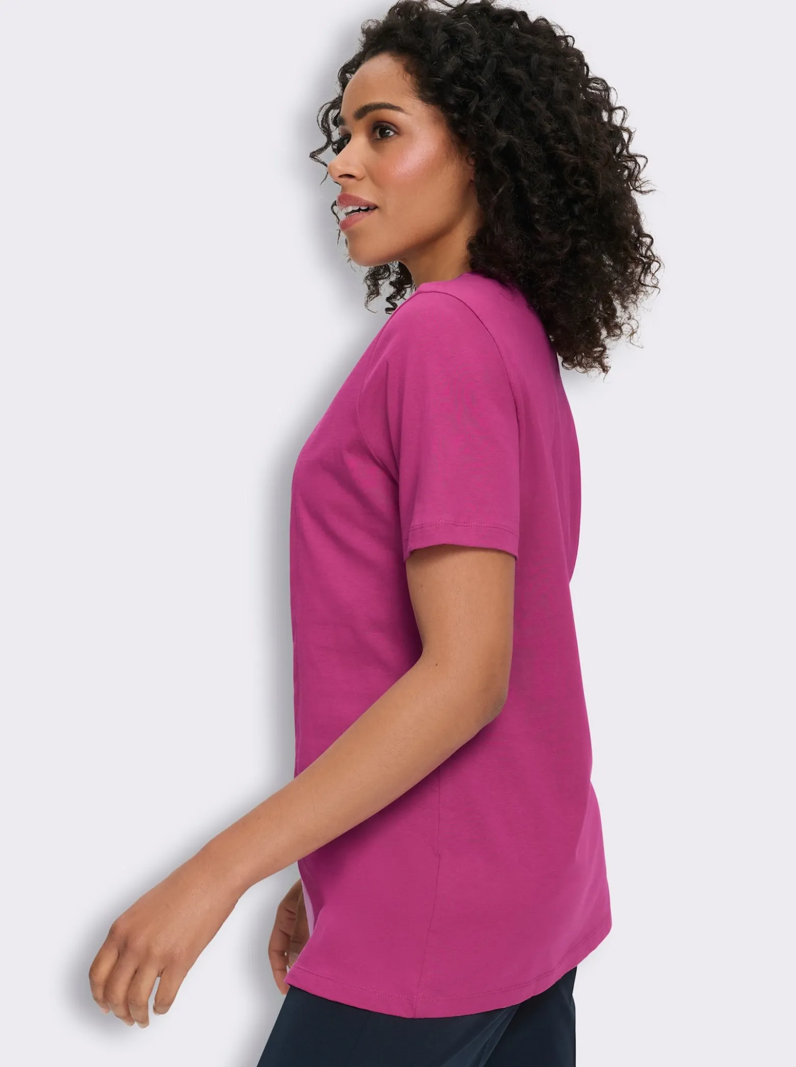 2-in-1-Shirt mit platziertem Ketten-Druck