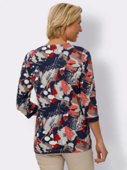 2-in-1-Shirt mit 3/4-Ärmeln
