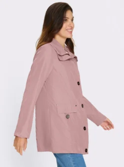 Jacke in Crinkle-Optik