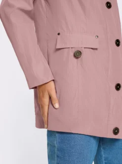 Jacke in Crinkle-Optik