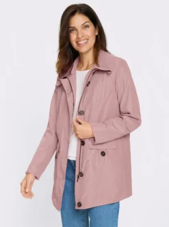 Jacke in Crinkle-Optik