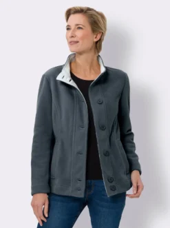 Jacke in Fleece-Qualität