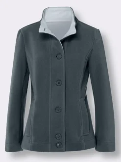 Jacke in Fleece-Qualität