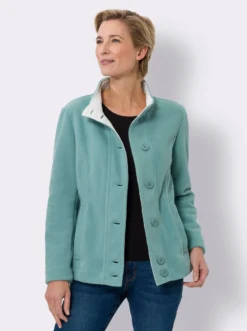 Jacke in Fleece-Qualität