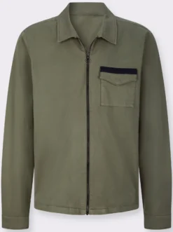 Jacke in Twill-Qualität