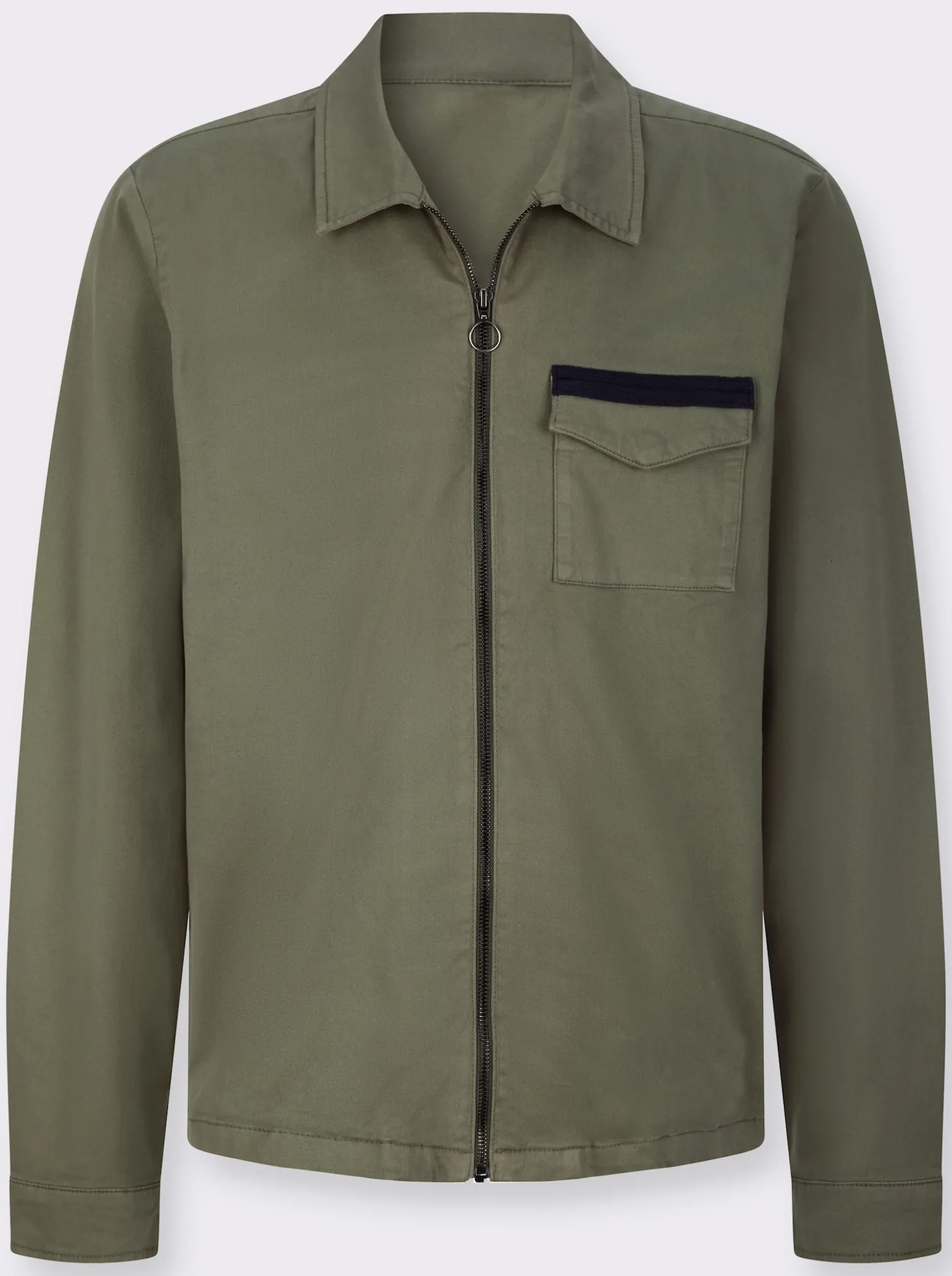 Jacke in Twill-Qualität